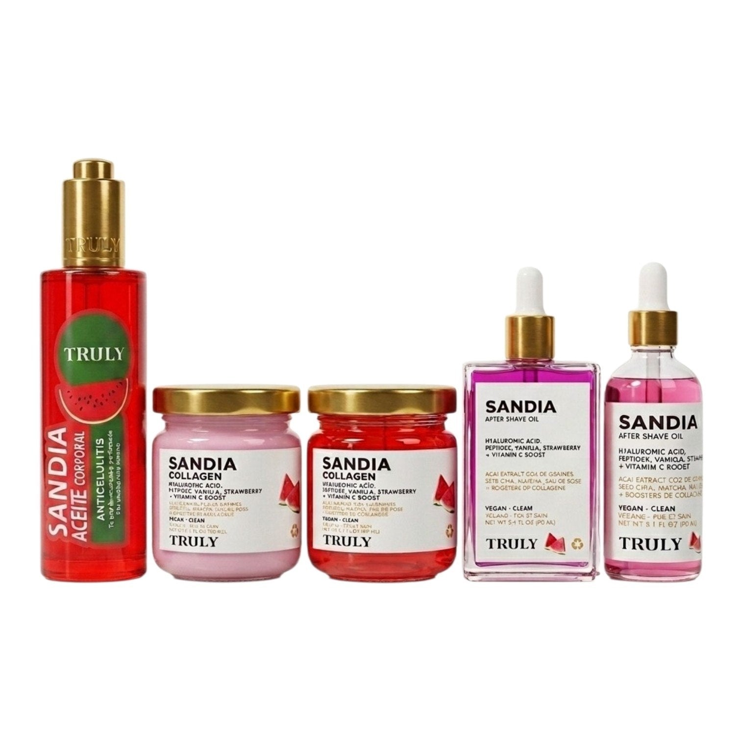 SET DE CUIDADO CORPORAL PARA EL AFEITADO CON AROMA A SANDIA 5PCS TRULY