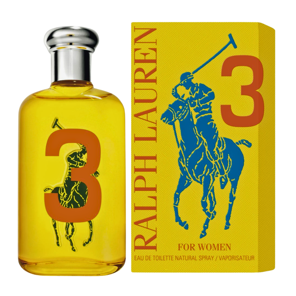 RALPH LAUREN BIG PONY 3 FOR WOMEN EDT 100ML (M)