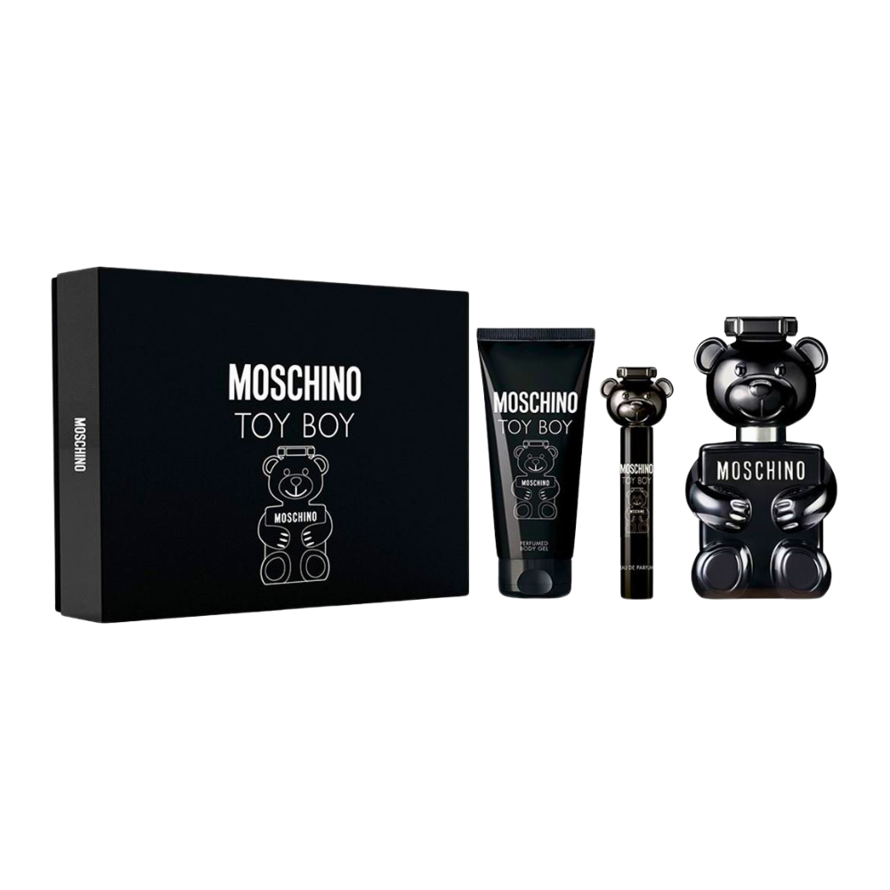SET MOSCHINO TOY BOY EDP 100ML EDP 10ML CREMA CORPORAL 100ML (H)