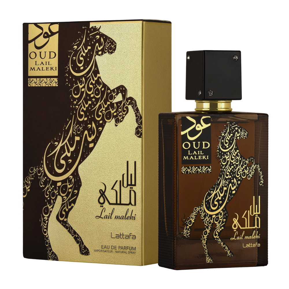 LATTAFA OUD LAIL MALEKI EDP 100ML (U) (DUPE HUGO BOSS BOTTLED OUD SAFFRON EDP)