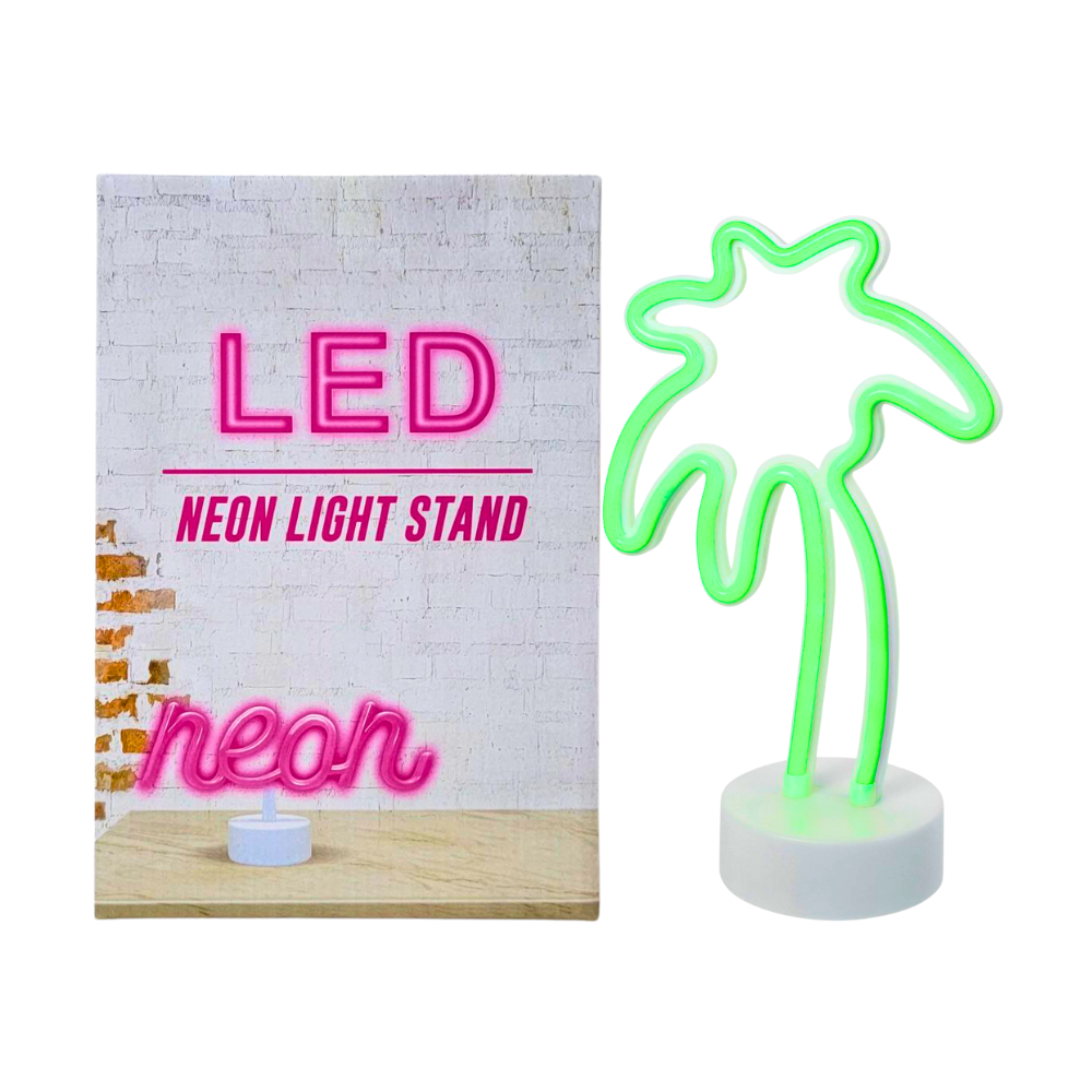 LUZ LED, EN FORMA DE PALMERA COLOR VERDE