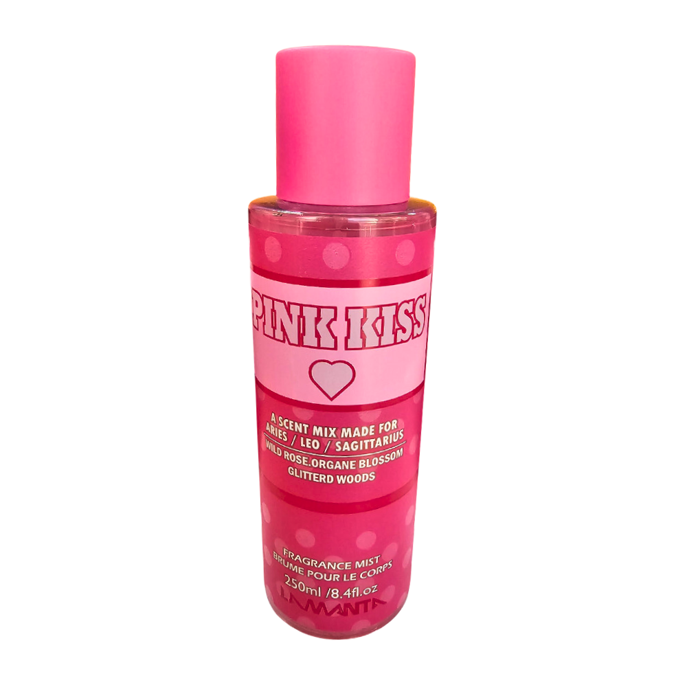 SPLASH LAMANTA PINK KISS 250ML (M)(DUPE DE VICTORIAS SECRET PINK WILD ROSE)