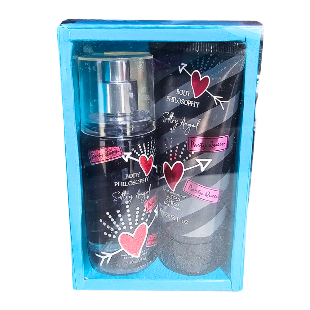 SET BODY PHILOSOPHY SPLASH DAMA SULTRY ANGEL SPLASH 88ML, BODY LOTION 88ML (M)