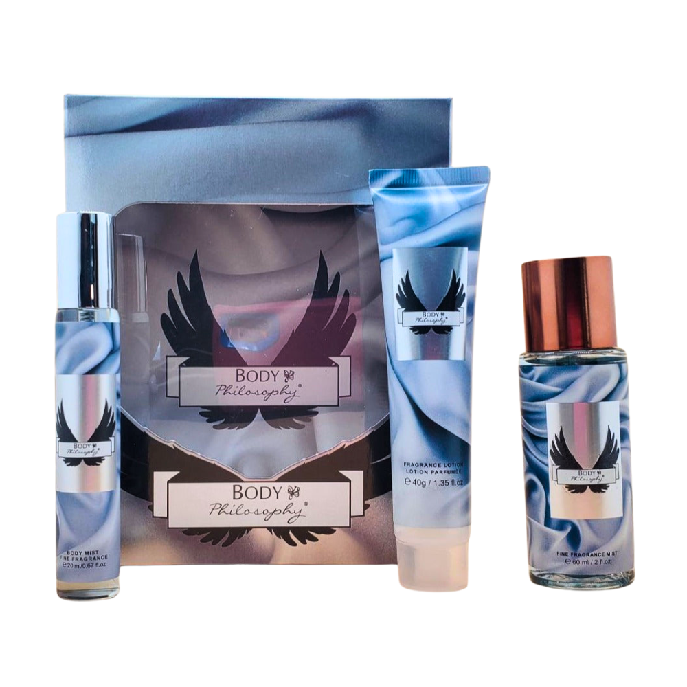 SET BODY PHILOSOPHY SPLASH 60ML, EDP 20ML, BODY LOTION 40G (H)