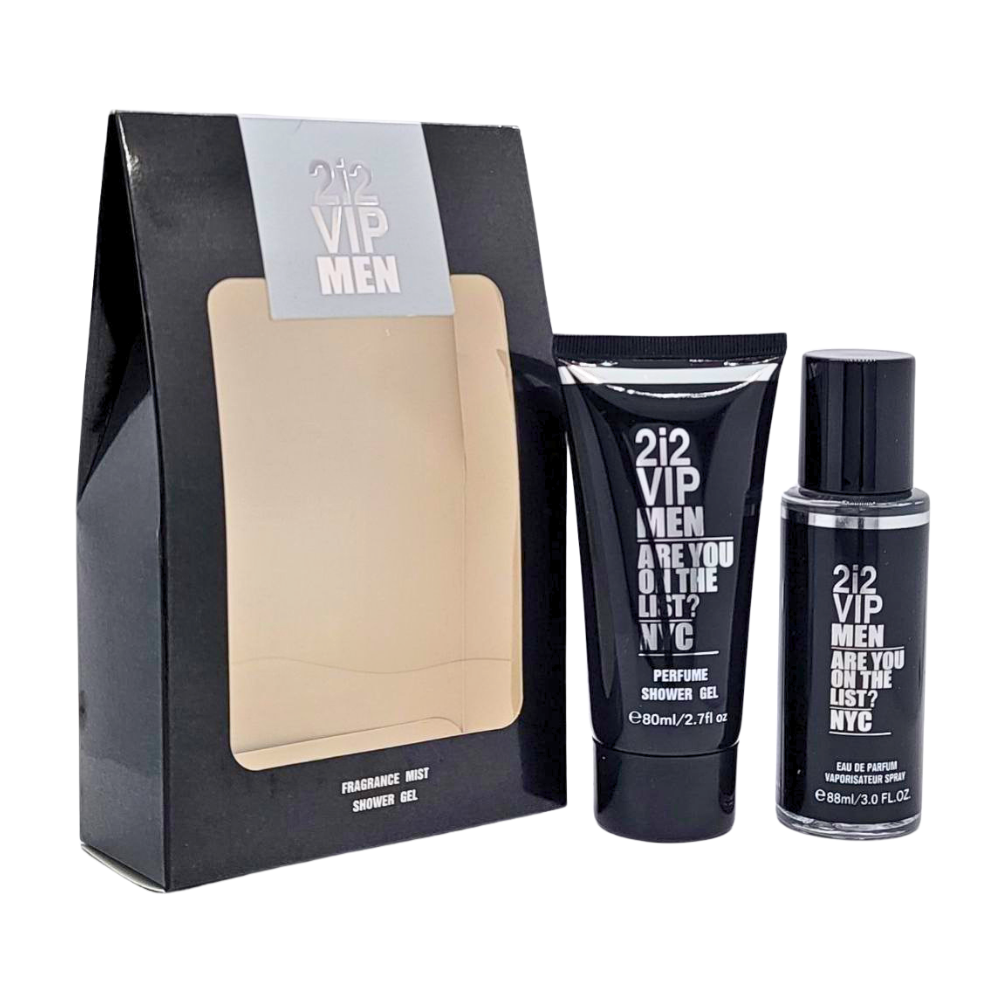 SET MYSTICAL 2i2 VIP MEN SPLASH 88ML, SHOWER GEL 80ML (H)