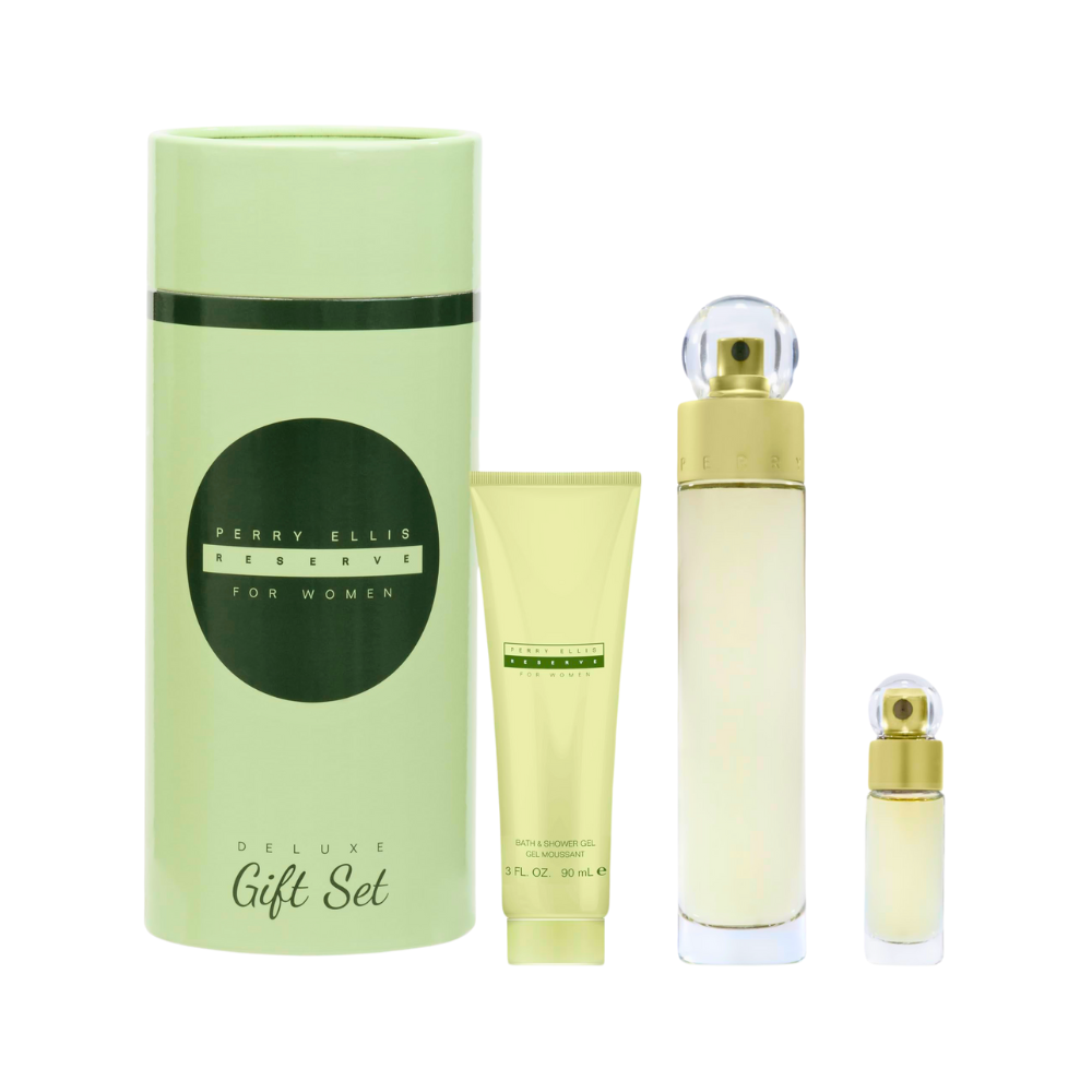SET PERRY ELLIS RESERVE FOR WOMEN EDP 100ML EDP 7.5ML GEL DE DUCHA 90ML (M)