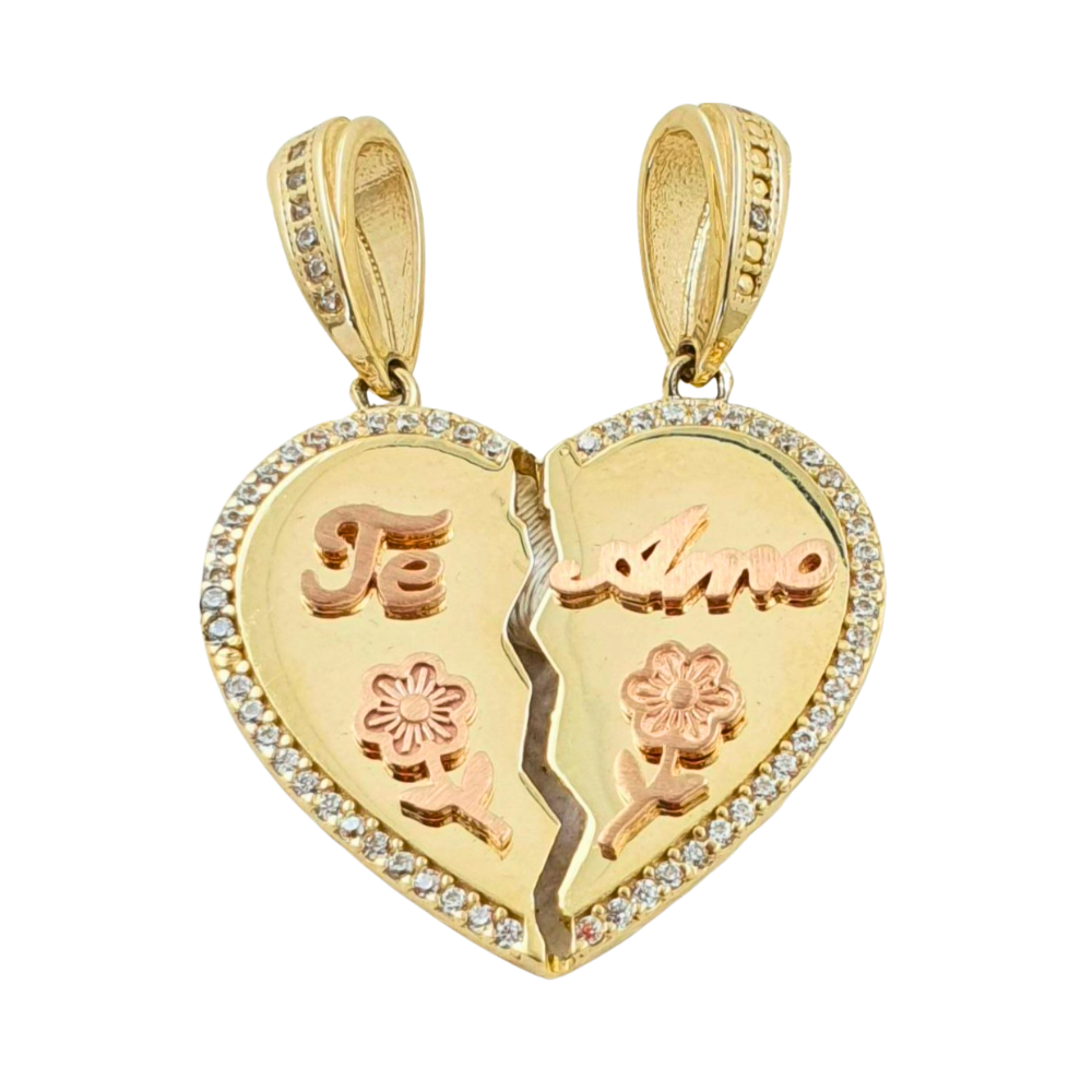 ODIJE627 FORMA CORAZON TE AMO EN PARTES AMOR