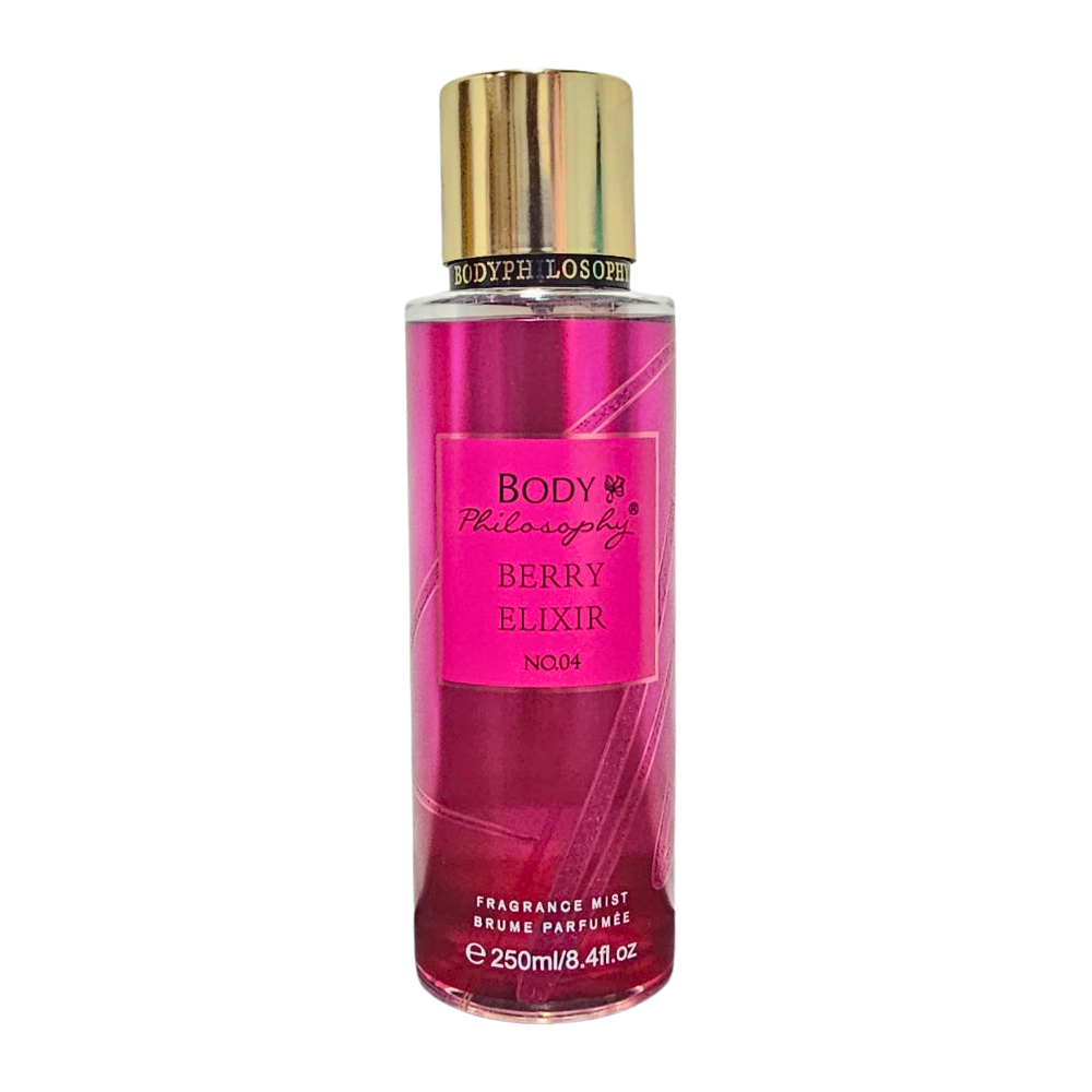 SPLASH BODY PHILOSOPHY BERRY ELIXIR NO.04 (M)(DUPE DE VICTORIAS SECRET SPLASH PURE BERRY ELIXIR NO.16 250ML)