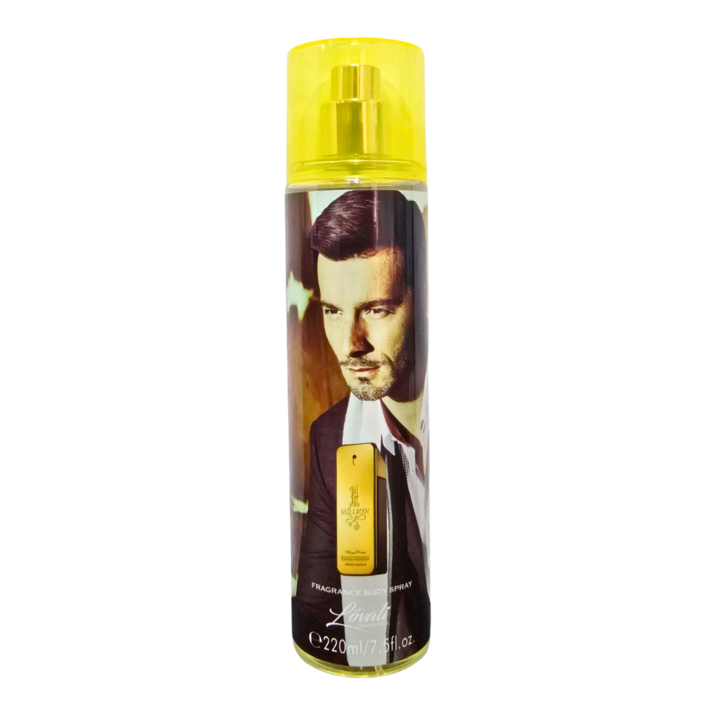 SPLASH LOVALI 1 MILLION 220ML (H) (DUPE PACO RABANNE 1 MILLION)
