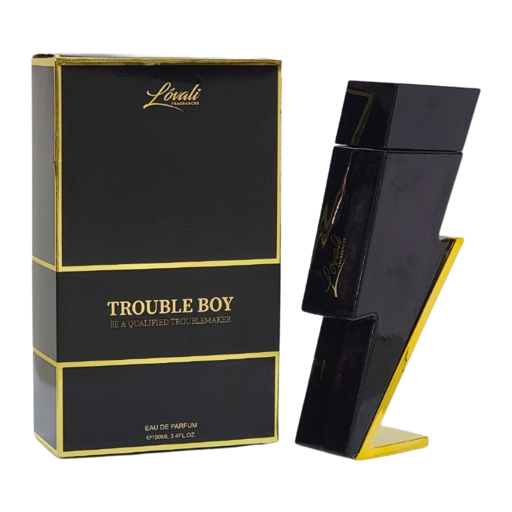 LOVALI TROUBLE BOY BE A QUALIFIED TROUBLEMAKER EDP 100ML (H) (AROMA SIMILAR CAROLINA HERRERA BAD BOY)