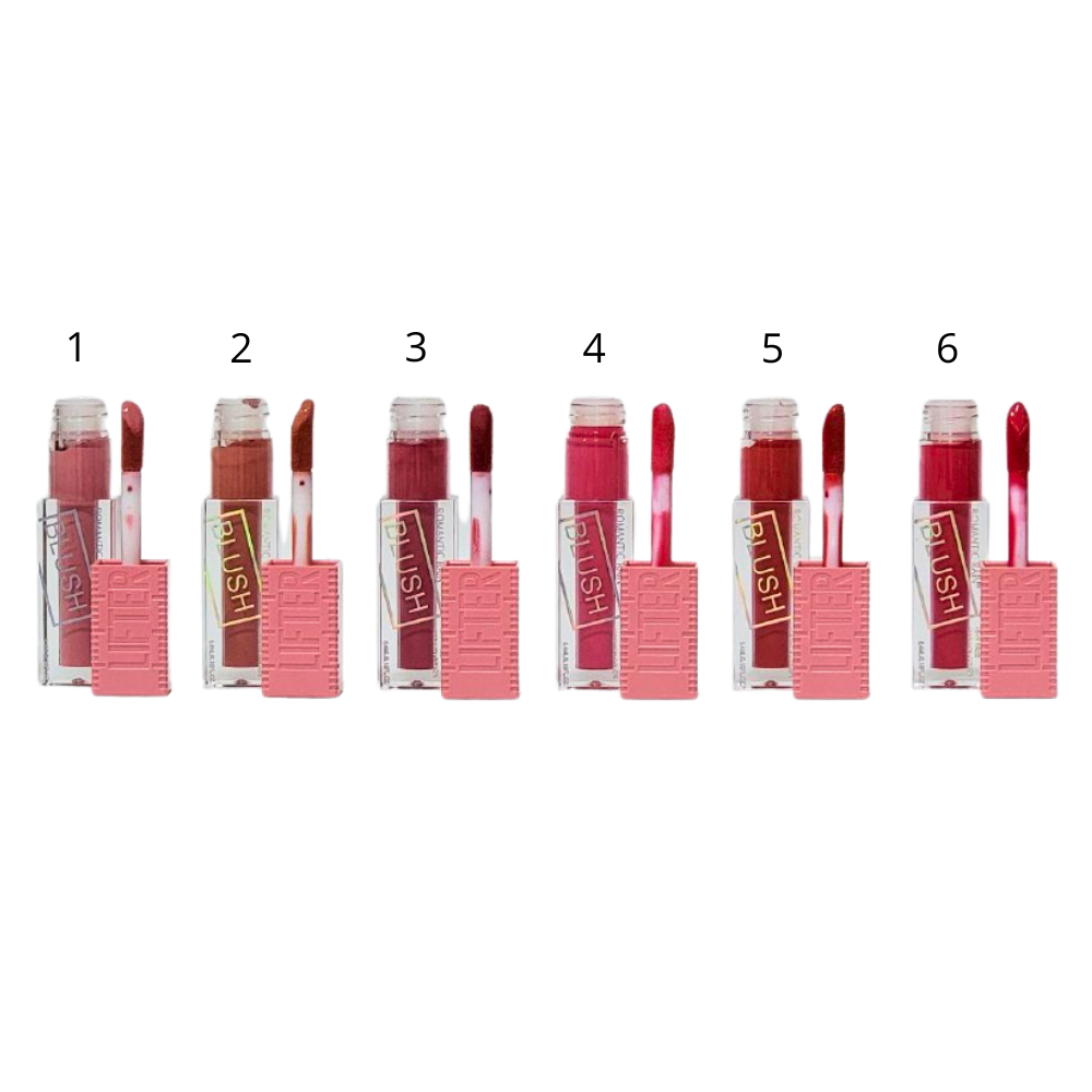 BLUSH LIQUIDO,  DUPE MAYBELLINE LIFTER 6 TONOS, ROMANTIC RAIN LIFTER 5.4ML (DUPE MAYBELLINE NEW YORK)