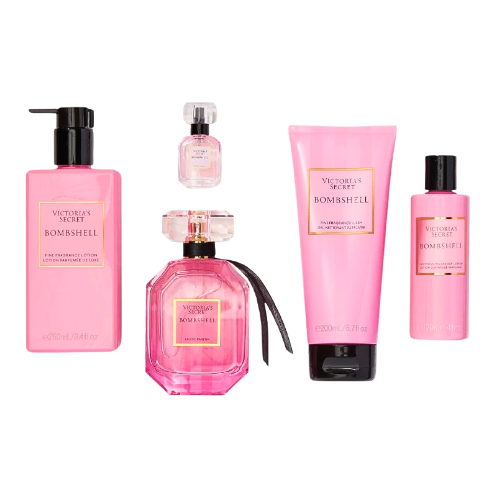 SET VICTORIA'S SECRET BOMBSHELL EDP 100ML EDP 7.5ML CREMA CORPORAL 120ML SPLASH 250ML GEL DE DUCHA 200ML (M)
