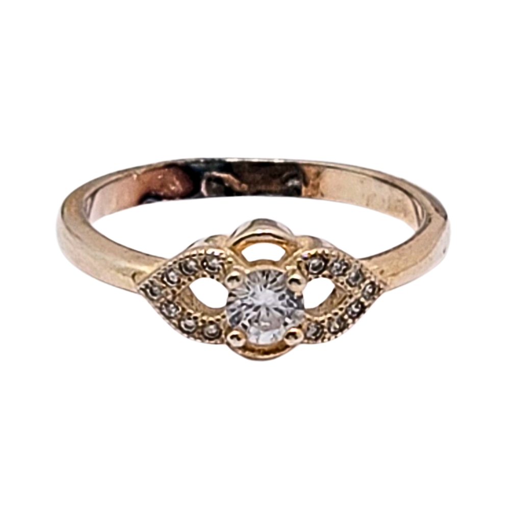 PANI346 ANILLO CON CIRCONES, PLATA 925