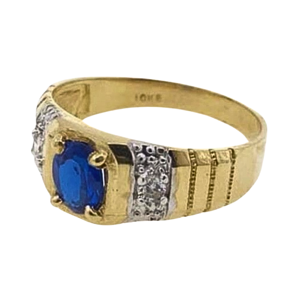 OANI417$10 FORMA CIRCON AZUL