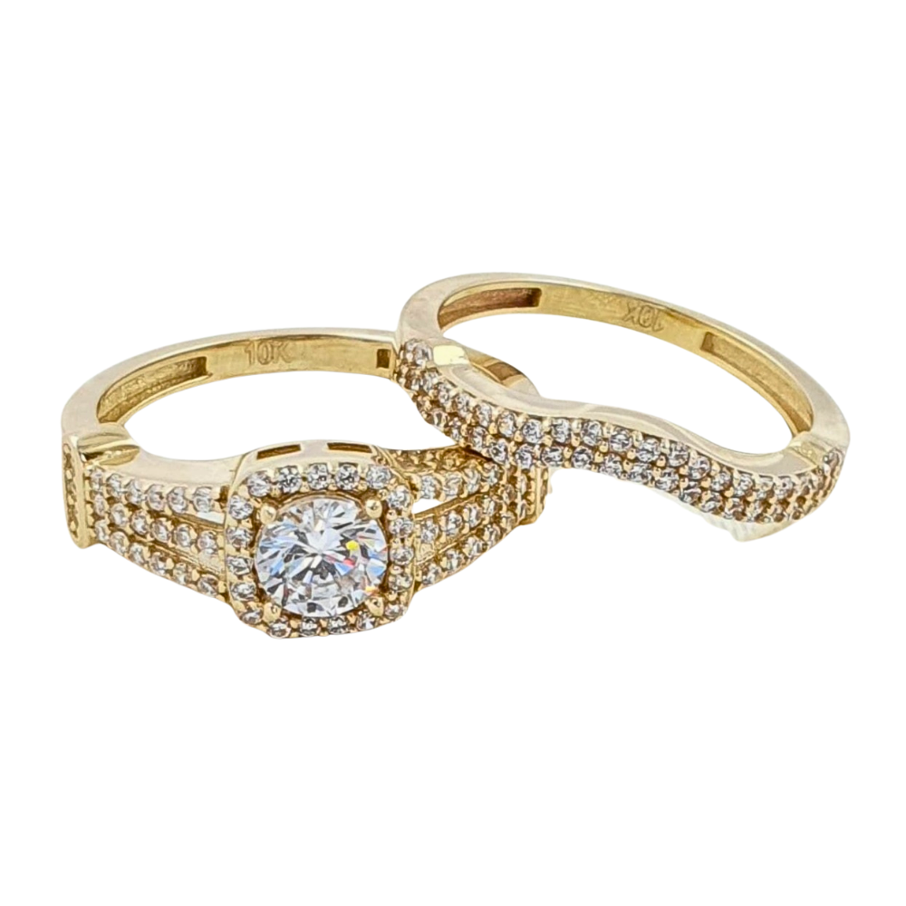 OANI476$7 FORMA ANILLO DE COMPROMISO CIRCON