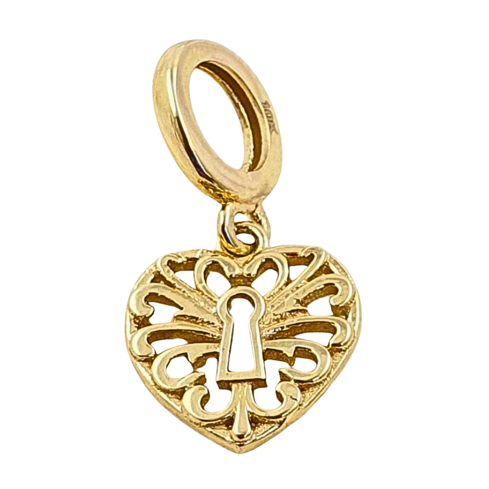 OCHARM04 FORMA CORAZON LLAVE