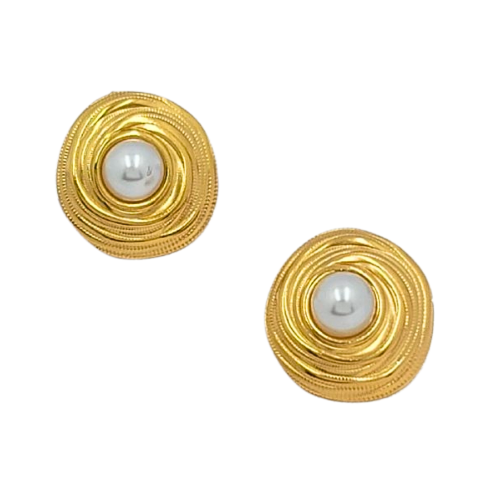 EARI4047 FORMA PERLA BLANCA