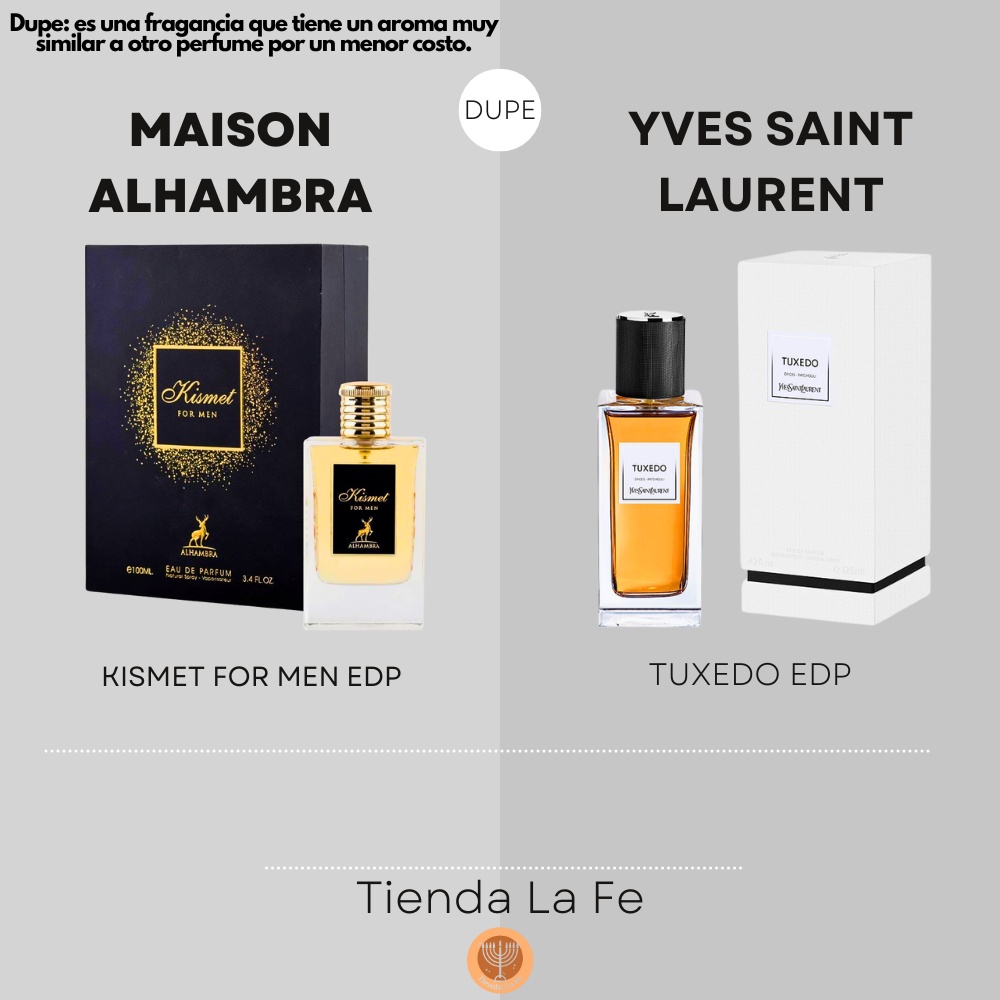 MAISON ALHAMBRA KISMET FOR MEN EDP 100ML (H) (DUPE YVES SAINT LAURENT TUXEDO EDP)