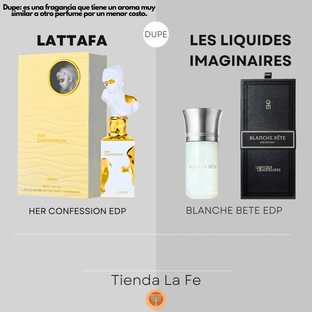 LATTAFA HER CONFESSION EDP 100ML (M) (DUPE KENZO AMOUR  LES LIQUIDES IMAGINAIRES BLANCHE BETE EDP)