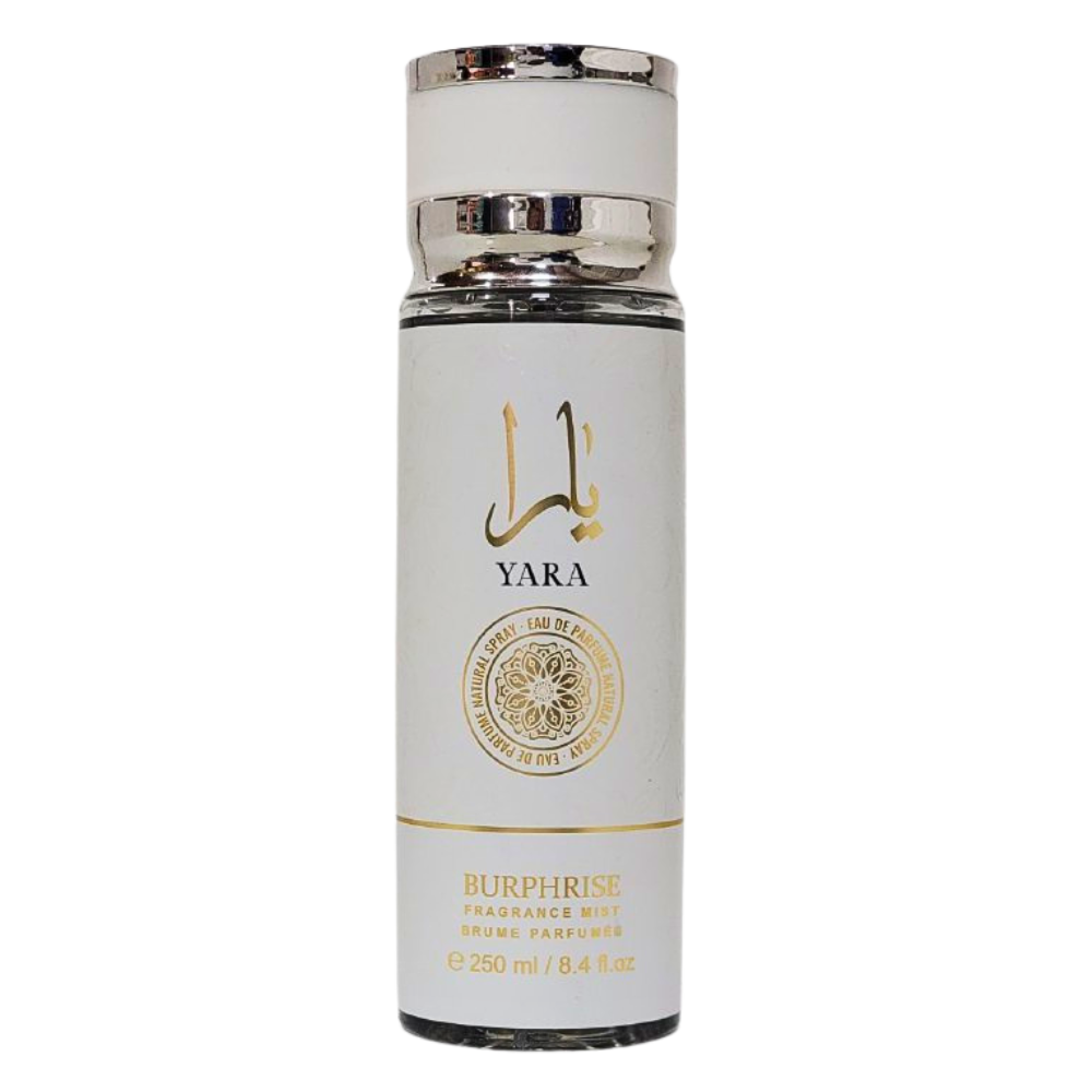 SPRAY PERFUMADO CONCENTRADO BURHRISE YARA MOI 250ML (M) (DUPE DE LATTAFA YARA MOI)