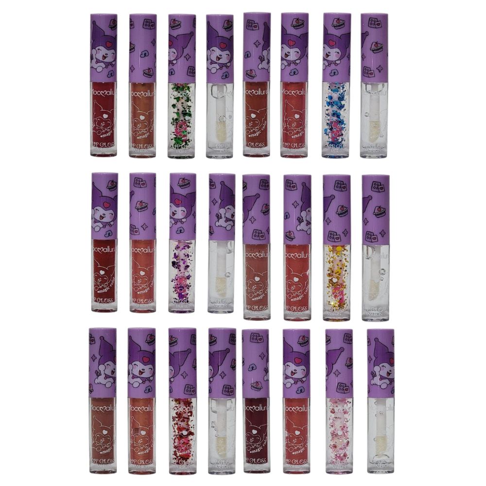 BRILLO DE LABIOS DE MODA MAGICO, LABIOS RECORDETES, LARGA DURACION, 6 TONOS EN CAJITAS MOC ALLURE
