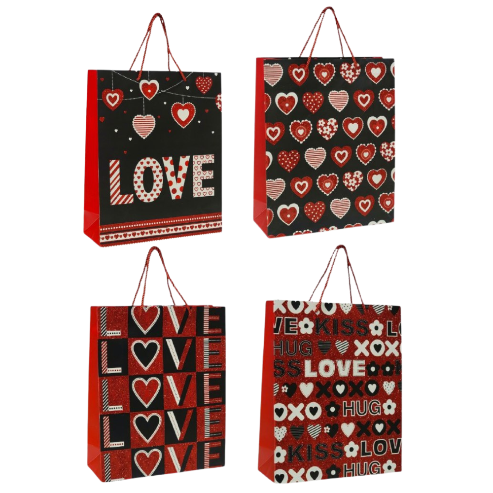 BOLSA DE REGALO PEQUEÑA 18X10X23CM SAN VALENTIN