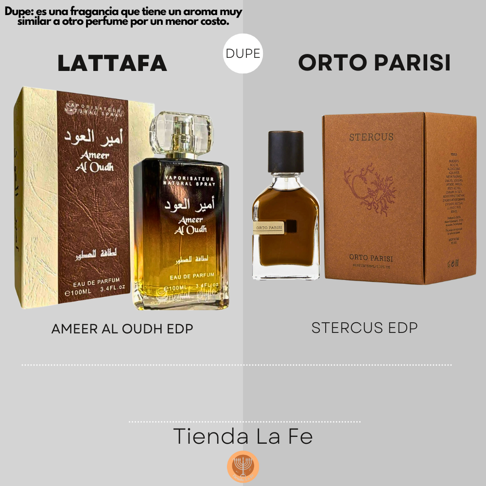 LATTAFA AMEER AL OUDH EDP 100ML (U) (DUPE ORTO PARISI STERCUS EDP)