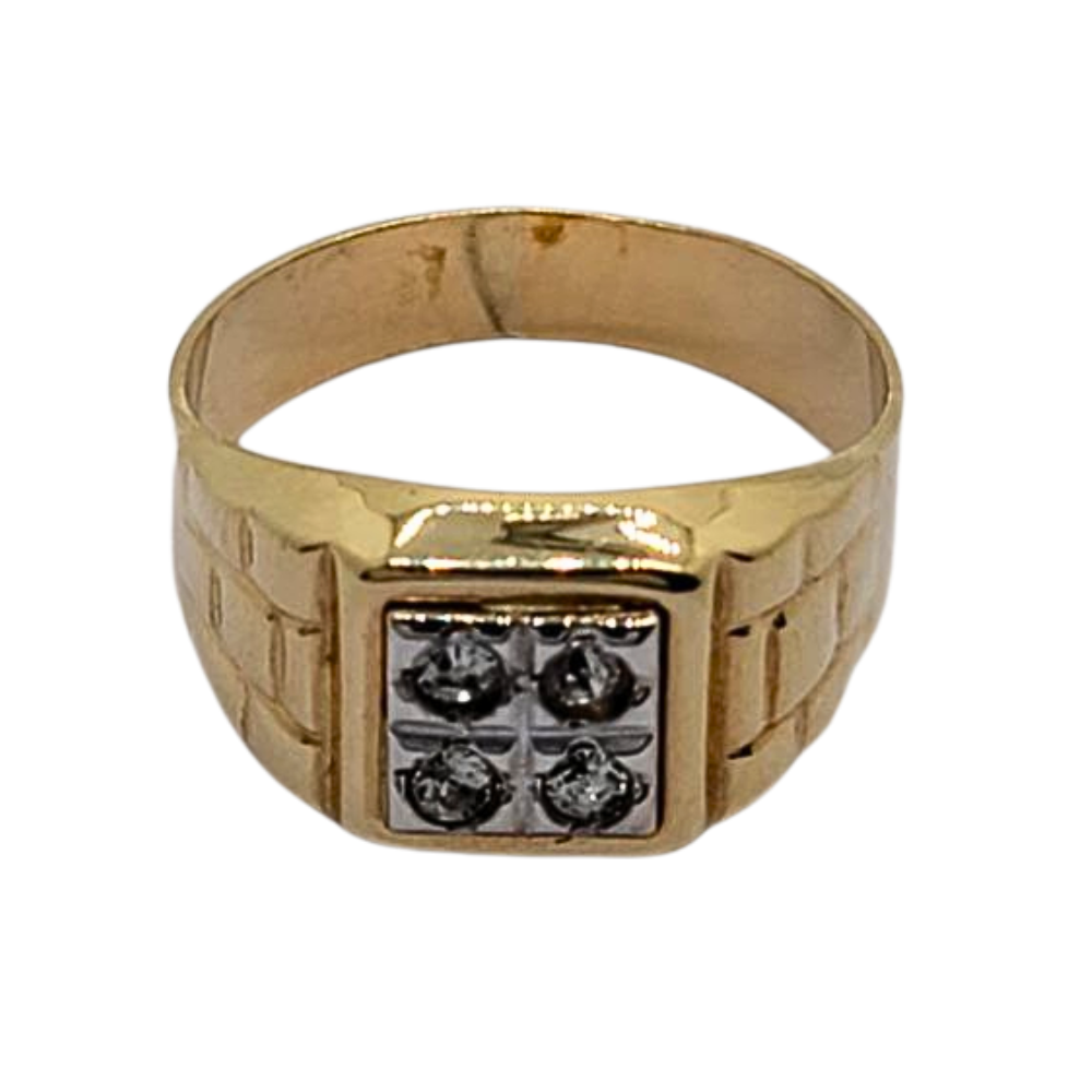 OANI896 FORMA CUADRADO CIRCONES