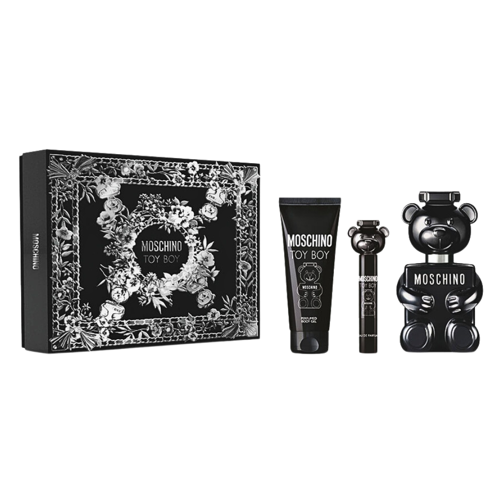 SET MOSCHINO TOY BOY EDP 100ML EDP 10ML CREMA CORPORAL 100ML (H)