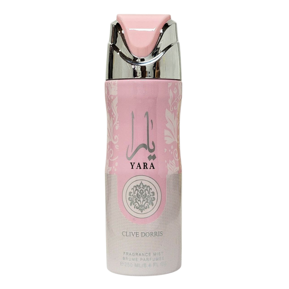 SPRAY PERFUMADO CONCENTRADO CLIVE DORRIS YARA 250ML (M) (AROMA SIMILAR DE LATTAFA YARA EDP 100ML )