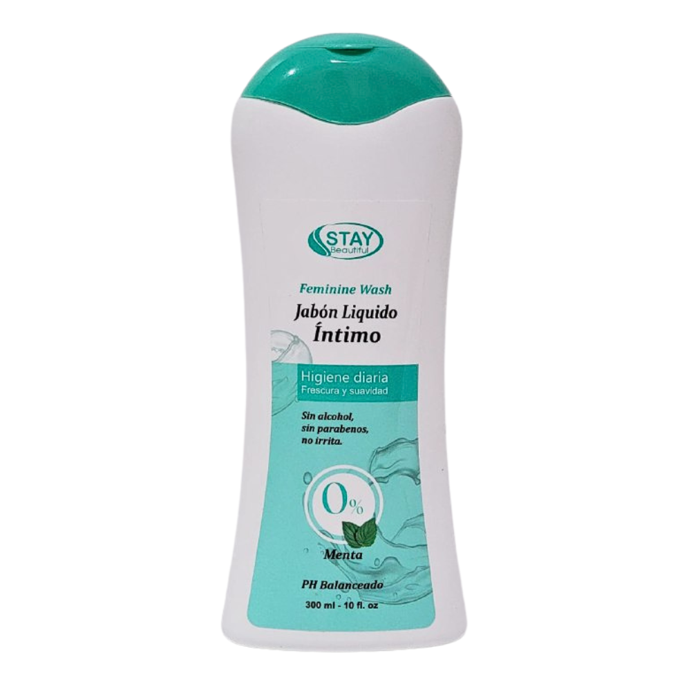 JABON LIQUIDO FEMININO INTIMO DE MENTA STAY BEAUTIFUL 300ML