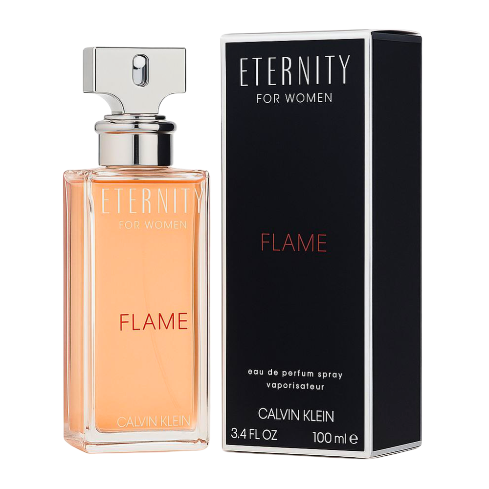 CALVIN KLEIN ETERNITY FLAME FOR WOMEN EDP 100ML (M)