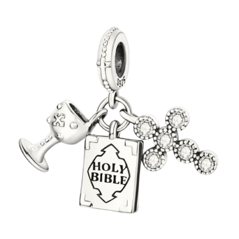 PCHARM3147 FORMA CRUZ, BIBLIA Y COPA