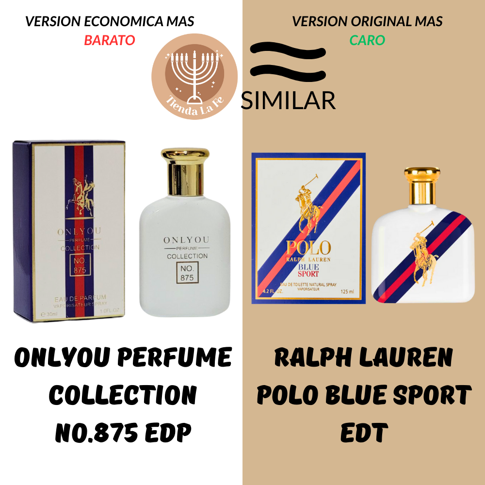 ONLYOU PERFUME COLLECTION NO.875 EDP 30ML (H) (AROMA SIMILAR RALPH LAUREN POLO BLUE SPORT EDT)