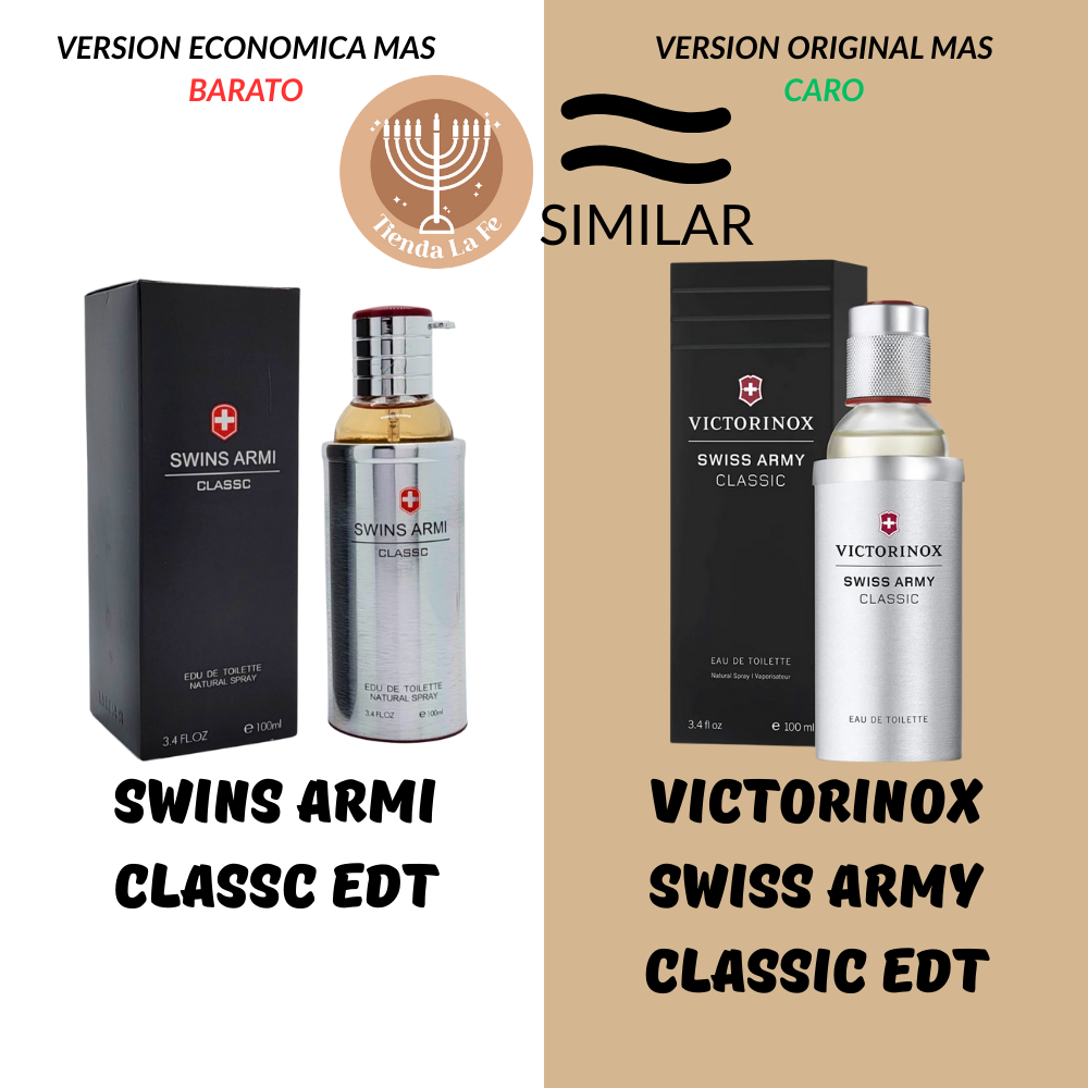 SWINS ARMI CLASSC EDT 100ML (H) (AROMA SIMILAR VICTORINOX SWISS ARMY CLASSIC EDT)