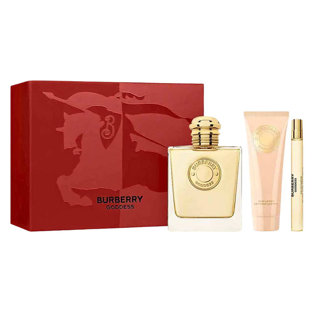 SET BURBERRY GODDESS EDP 100ML, EDP 10ML, BODY LOTION 75ML (M)