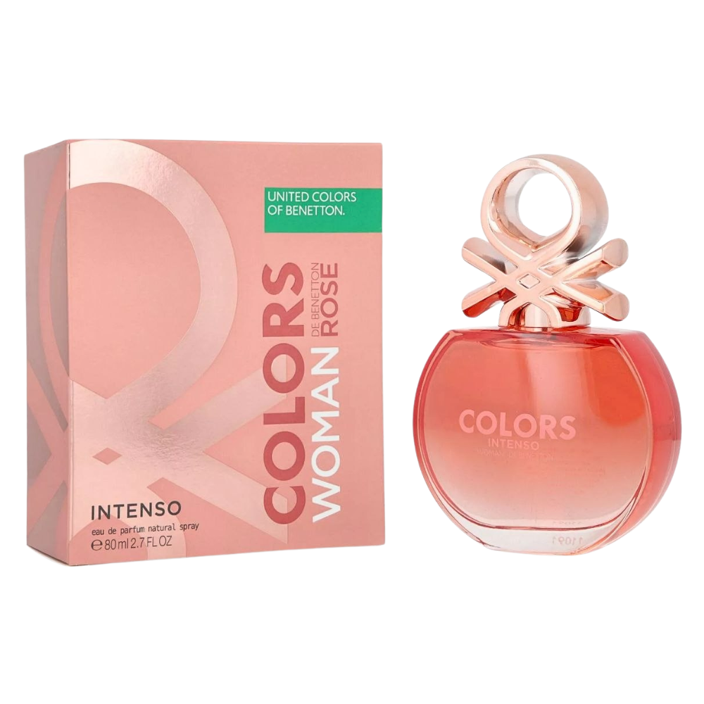 UNITED COLORS OF BENETTON COLORS DE BENETTON WOMAN ROSE INTENSO EDP 80ML (M)