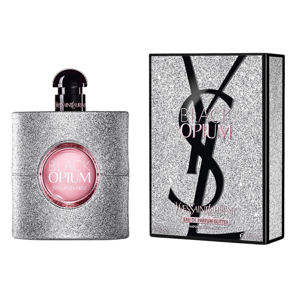YVES SAINT LAURENT BLACK OPIUM GLITTER EDP 90ML (M)