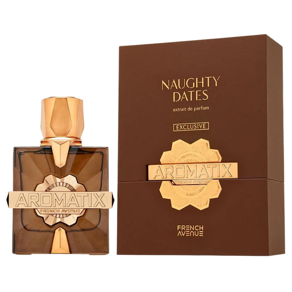 FRAGRANCE WORLD FRENCH AVENUE AROMATIX NAUGHTY DATES EXCLUSIVE EXTRAIT EDP 100ML (U) (DUPE MANCERA AMORE CAFFE EDP)