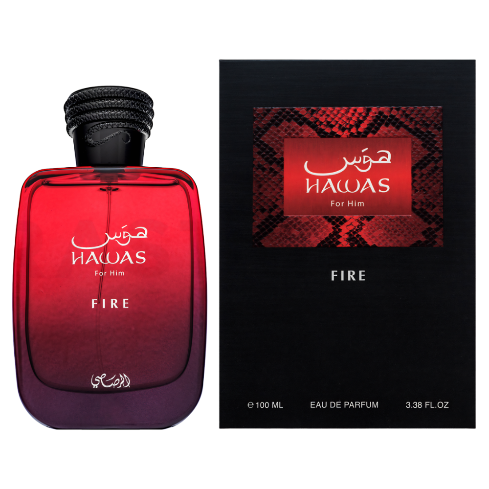 RASASI HAWAS FOR HIM FIRE EDP 100ML (H) (DUPE PACO RABANNE BLACK XS L EXCESS FOR HIM EDT)