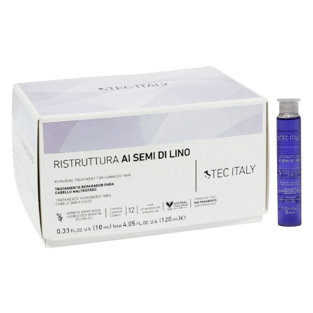 TRATAMIENTO PARA EL CABELLO REPARADOR DE KERATINA EN AMPOLLA TEC ITALY 10ML