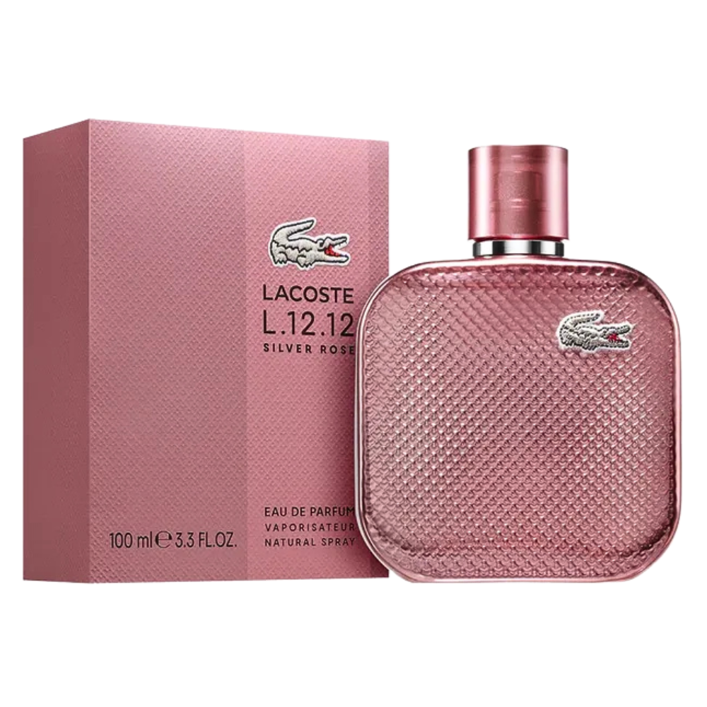 LACOSTE L.12.12 SILVER ROSE EDP 100ML (M)