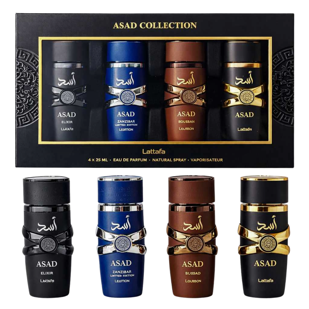 SET LATTAFA ASAD COLLECTION EDP 25MLX4 (H)