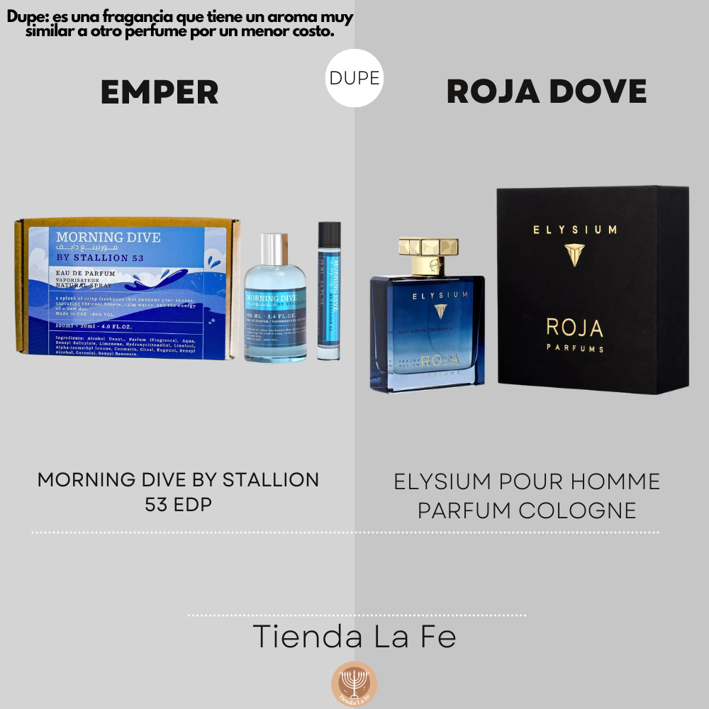 EMPER MORNING DIVE BY STALLION 53 EDP 100ML (H) (DUPE ROJA DOVE ELYSIUM POUR HOMME PARFUM COLOGNE)