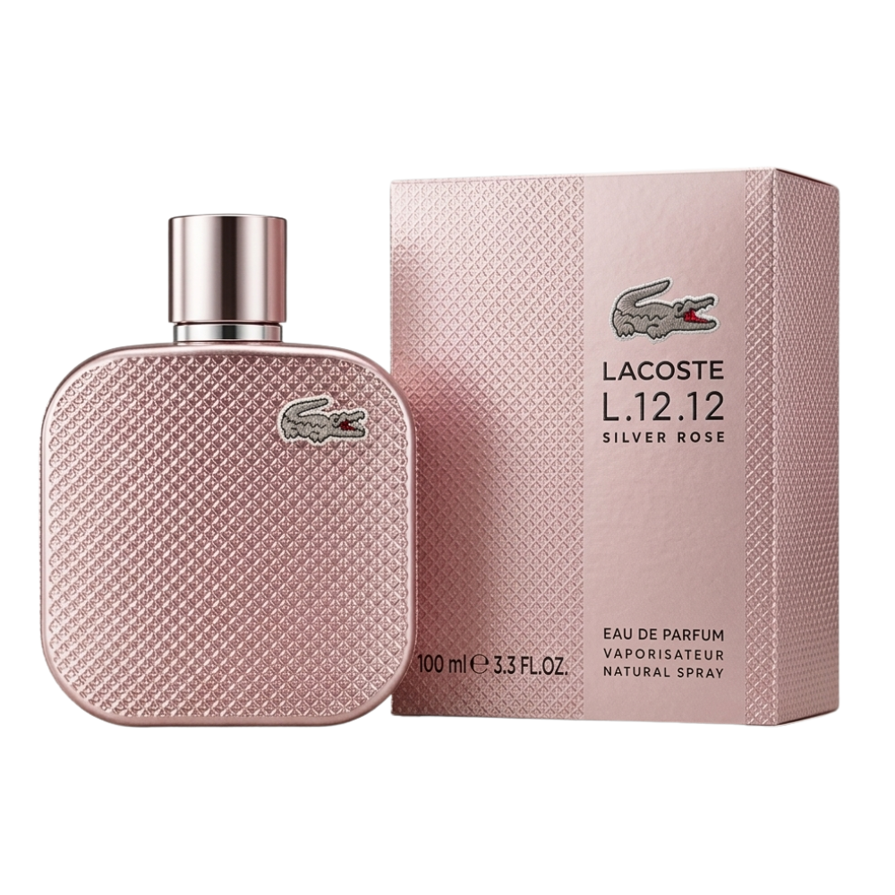 LACOSTE L.12.12 SILVER ROSE EDP 100ML (M)