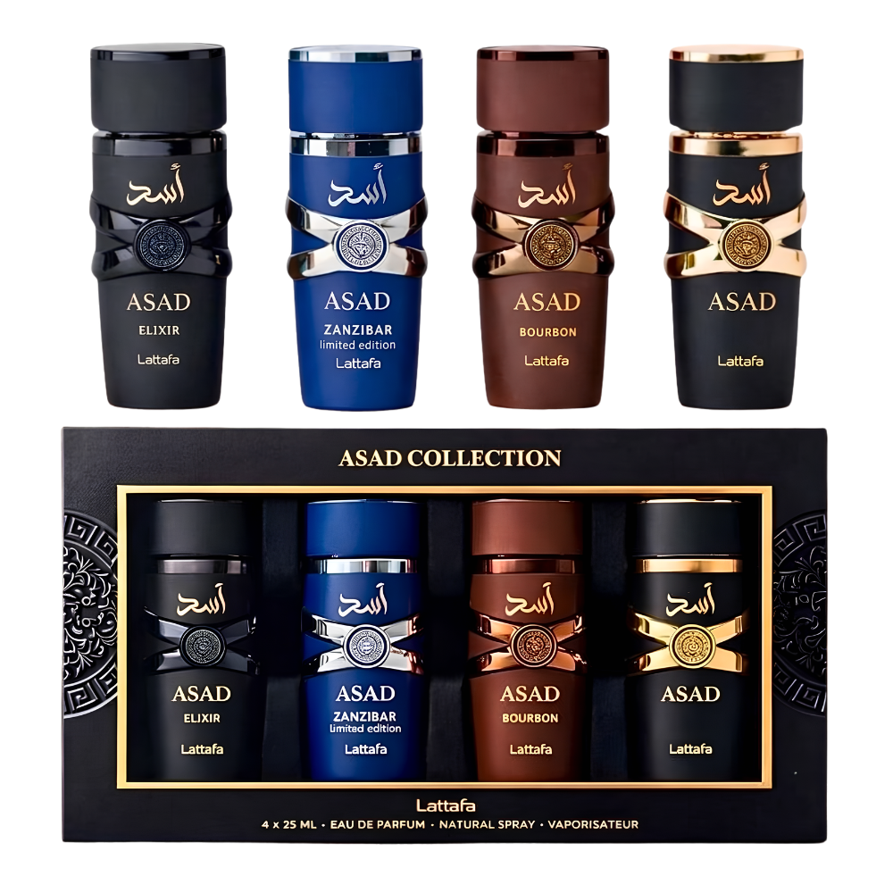 SET LATTAFA ASAD COLLECTION EDP 25MLX4 (H)