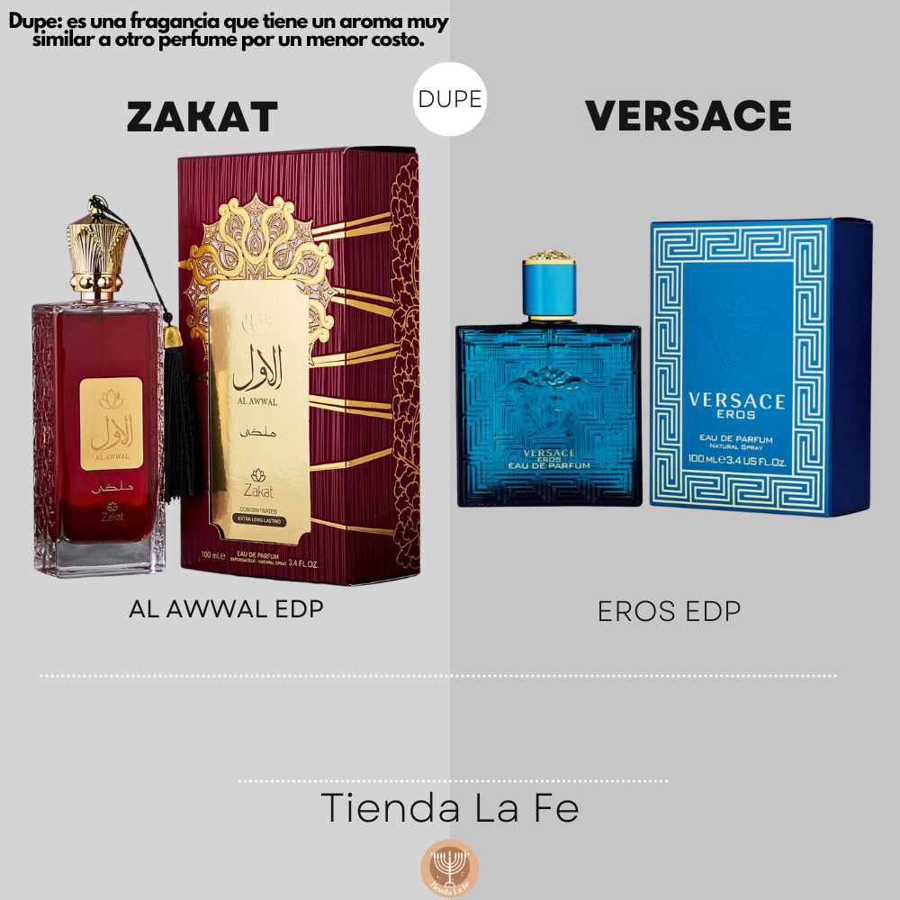 ZAKAT AL AWWAL EDP 100ML (H) (DUPE VERSACE EROS EDP)