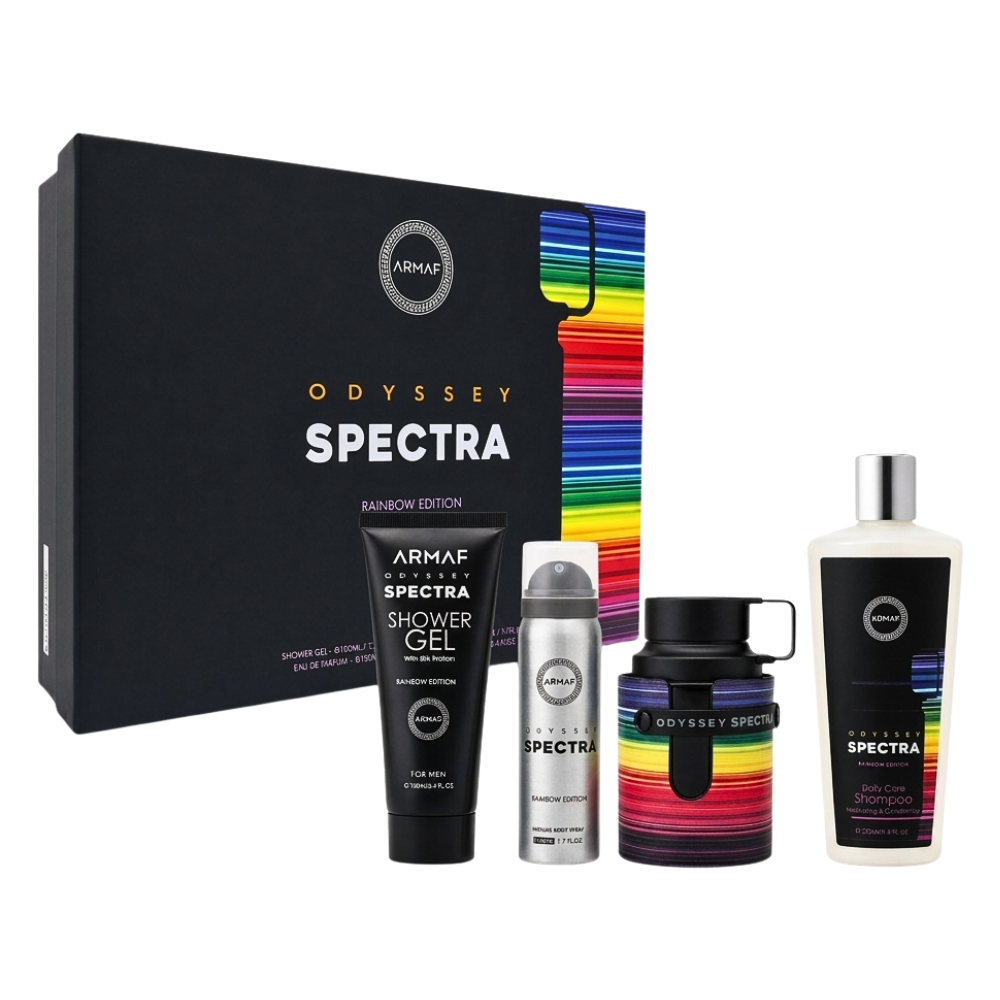 SET ARMAF ODYSSEY SPECTRA GIFT EDP 100ML, SHOWER GEL 100ML, BODY SPRAY 50ML, SHAMPOO 250ML (H)