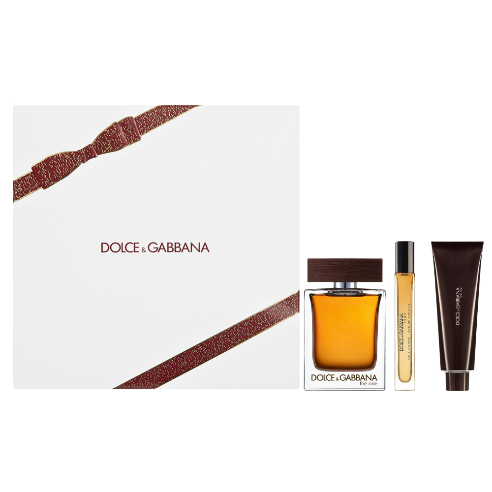SET DOLCE & GABBANA THE ONE POUR HOMME EDT 100ML, EDT 10ML, SHOWER GEL 50ML (H)