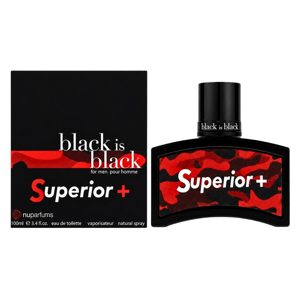 NU PARFUMS BLACK IS BLACK SUPERIOR EDT 100ML (H)